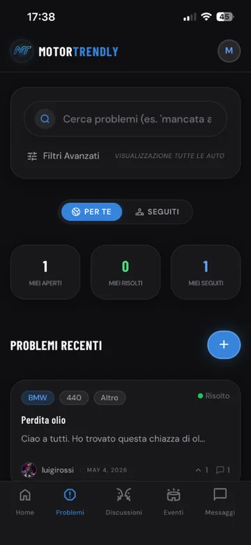 MotorTrendly Diagnostics Search