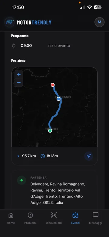 MotorTrendly Route Map